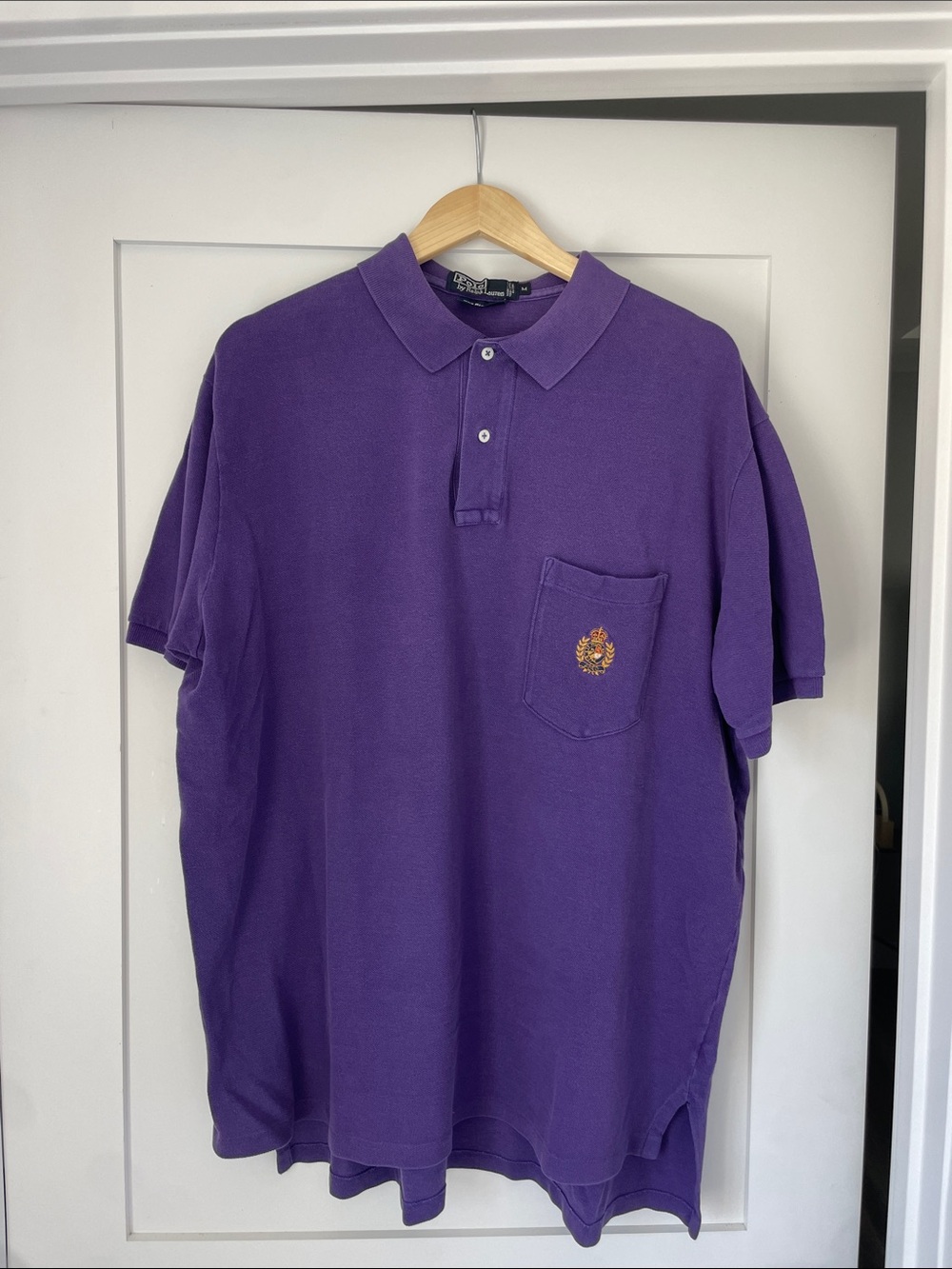 Polo by Ralph Lauren Purple Polo Shirt OG Crest Purple